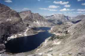 Temple Lake from Temple Pass