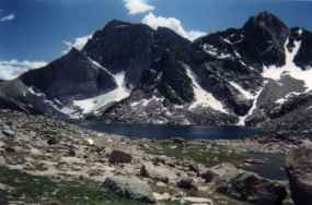 Temple Mtn. from Temple Lake